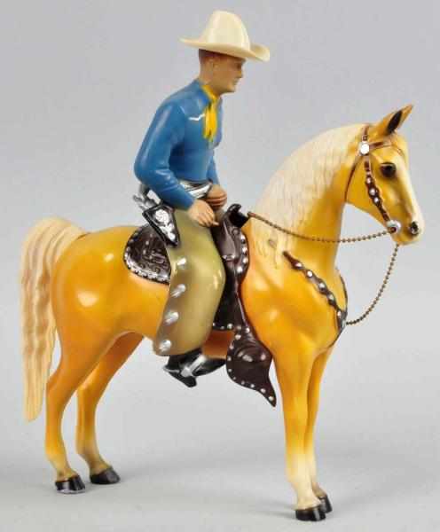 Appraisal: Hartland Large Blue Brown Cowboy Horse Rider Description Complete set