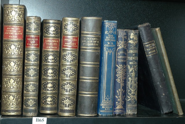 Appraisal: SHELF OF DECORATIVE BINDINGS