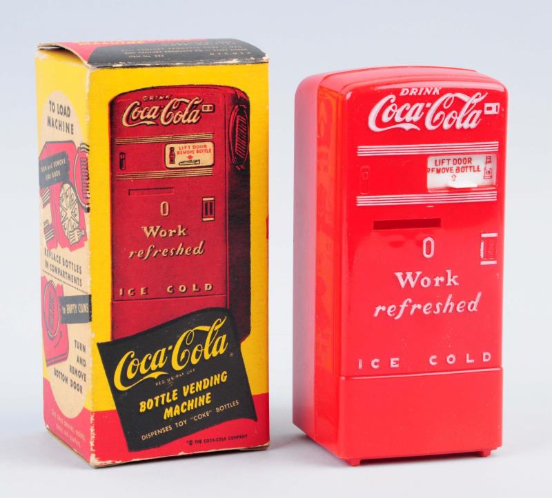 Appraisal: 's Coca-Cola Plastic Savings Bank Box Strong example with only