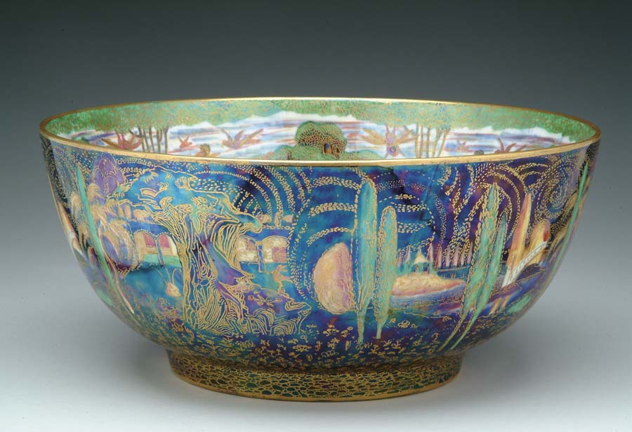 Appraisal: WEDGWOOD FAIRYLAND LUSTRE BOWL Outstanding Imperial bowl is decorated with