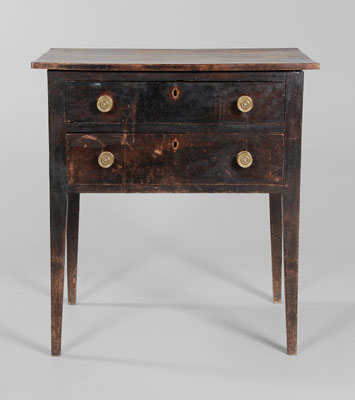 Appraisal: Fine Southern Federal Table attributed to Georgia early th century