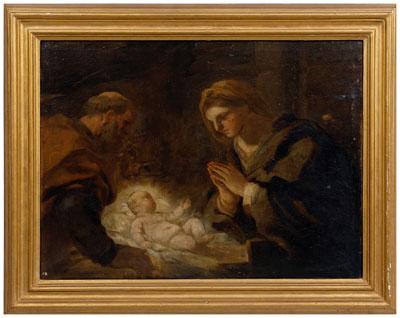 Appraisal: th century Italian School painting The Holy Family unsigned th