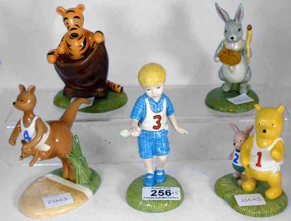 Appraisal: Royal Doulton Winnie The Pooh Figures from the Sports Day