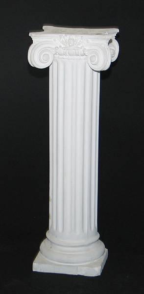 Appraisal: A Neoclassical style painted composition pedestal height in