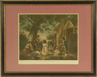 Appraisal: After George Morland Juvenile Navigators a colour print x in