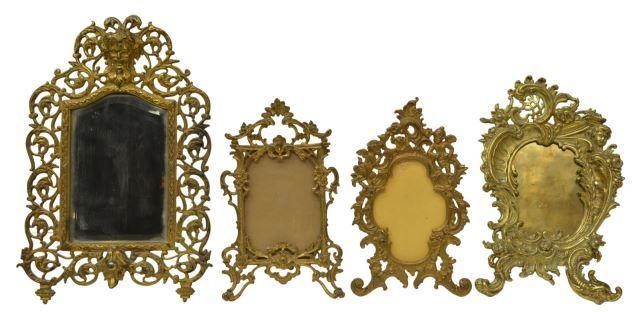 Appraisal: lot of Gilt metal frames early th c including pictures