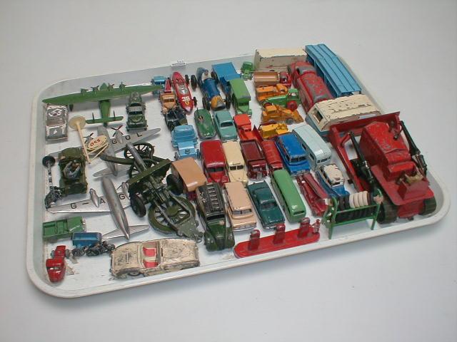 Appraisal: A collection of Dinky and other vehicles in play worn