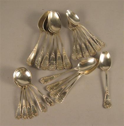 Appraisal: Dominick and Haff Louis XIV Old Style partial flatware service