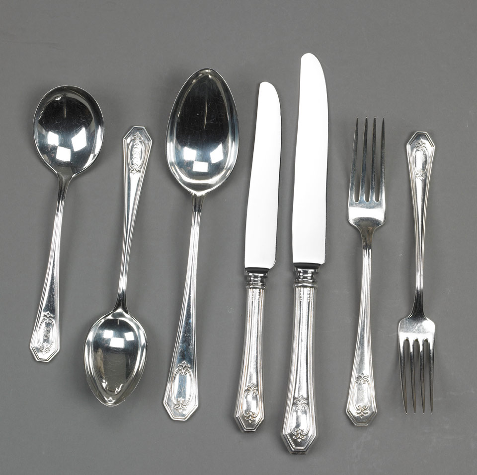 Appraisal: Canadian Silver Flatware Service Roden Bros Toronto Ont th century