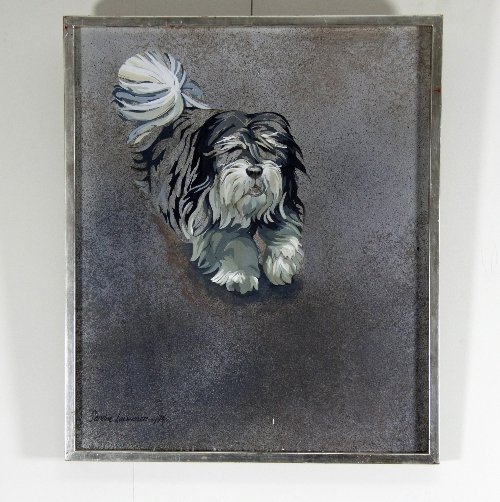 Appraisal: Sandra Lawrence ARR Portrait of a Shih Tzu signed and