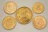 Appraisal: COINS - Lot of South American gold coins Argentina Pesos