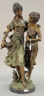 Appraisal: After Auguste Moreau - bronze of Da Fanciullo Con Fiori