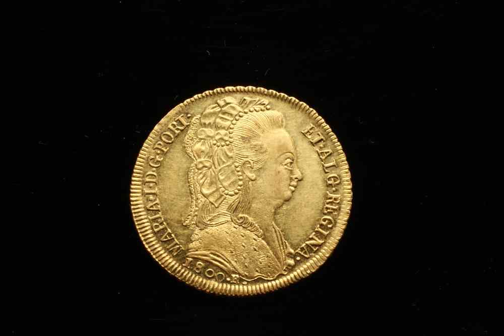 Appraisal: COIN - gold escudo Portugal Maria I D G Port