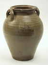 Appraisal: STORAGE JAR - One gallon stoneware ovoid shape wide mouth