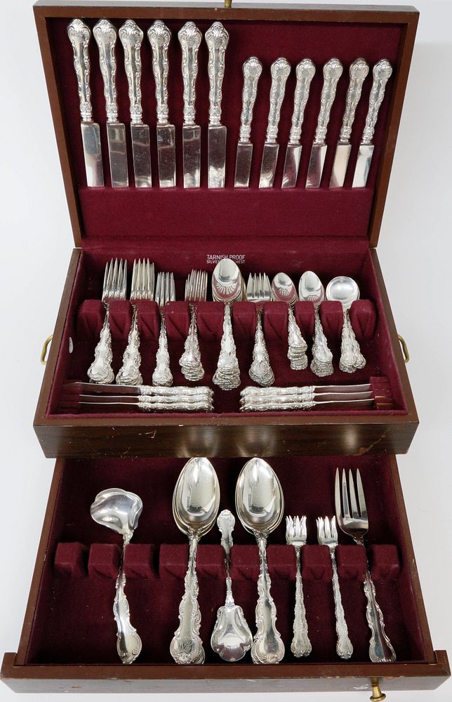 Appraisal: Piece Gorham Strasbourg Sterling Silver Flatware Service Piece Gorham Strasbourg