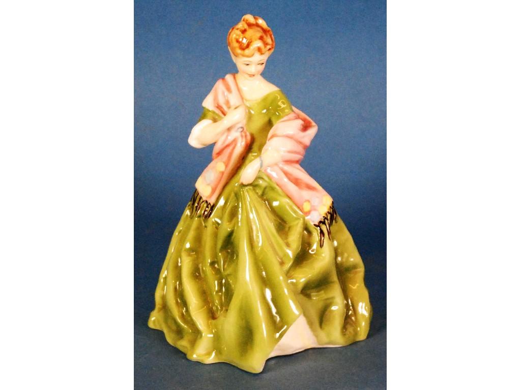 Appraisal: ROYAL WORCESTER CHINA FIGURE 'FIRST DANCE' modelled by F G