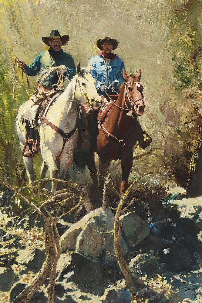 Appraisal: Oleg Stavrowsky Cow Catchers Oleg Stavrowsky - Cow Catchers oil