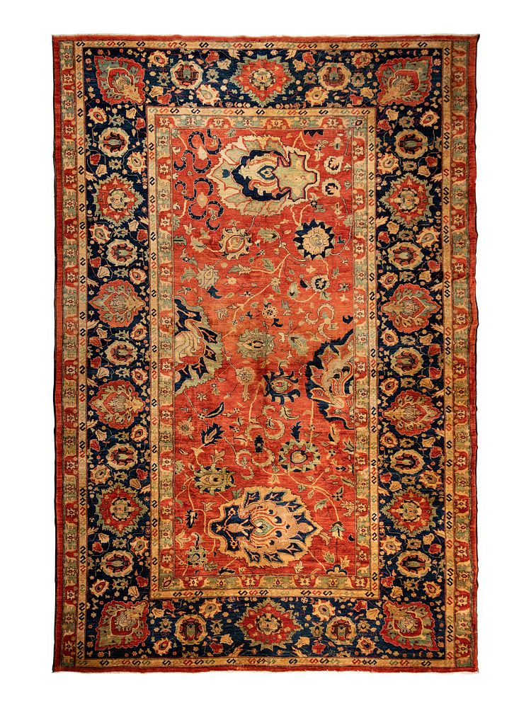 Appraisal: An Afghan Wool Rug An Afghan Wool Rug Second Half