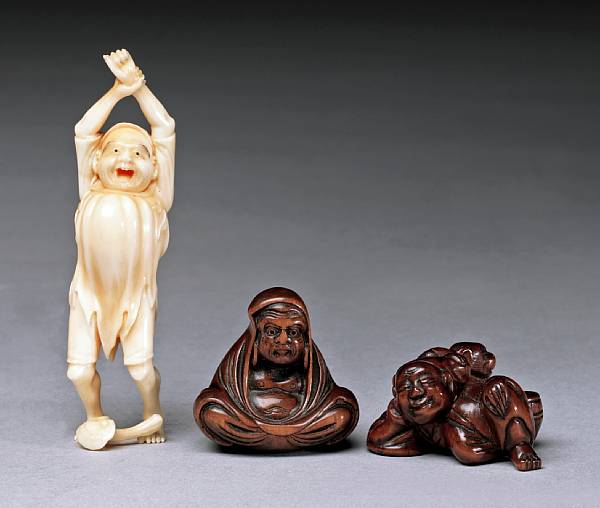 Appraisal: Japanese Ivories Property from the inventory of the Daibutsu Art