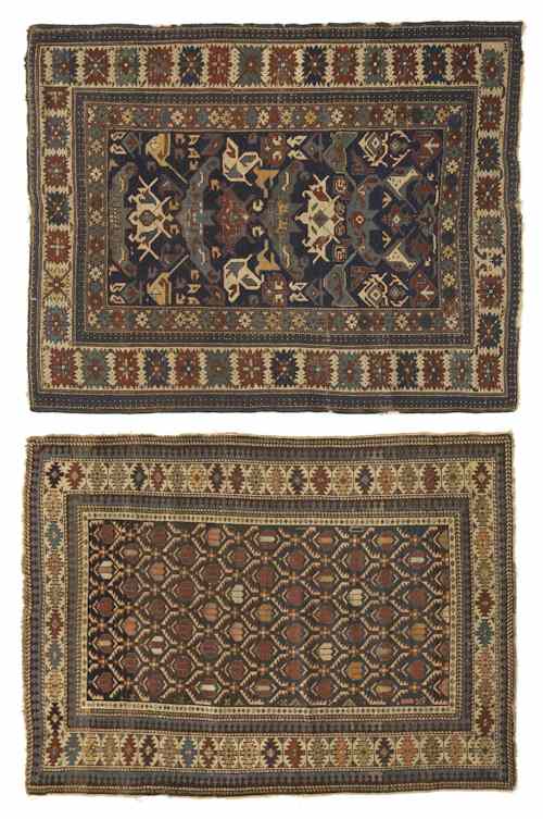 Appraisal: Two Shirvan carpets ca ' x ' and ' x