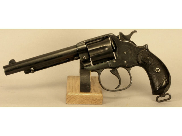 Appraisal: Colt Model Cal SN revolver RAC inspected left grip shows