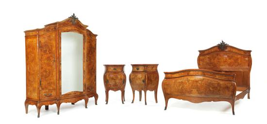 Appraisal: FINE LOUIS XV-STYLE BEDROOM SET Italy st half- th century