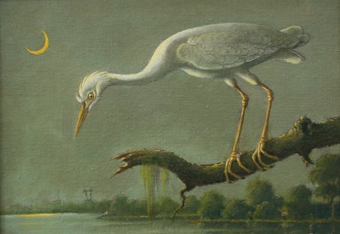 Appraisal: MOORE Benson Bond American - ''The Watcher'' Little Blue Heron