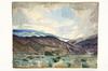 Appraisal: WATERCOLOR - California Mountains by Carl William Broemel - signed