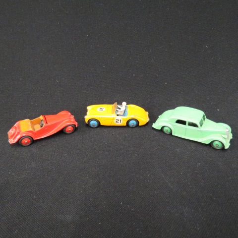 Appraisal: Dinky Toy Cars Riley Midget MG and an Austin Healey