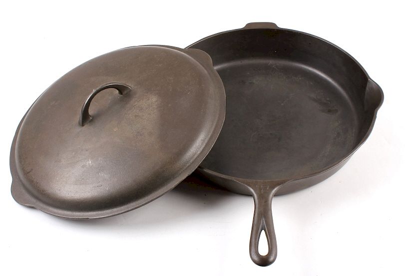 Appraisal: Griswold Number skillet with lid This lot features a Griswold