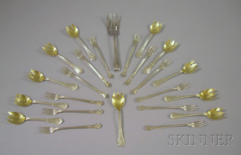 Appraisal: Approximately Twenty-four Gorham Sterling Silver Forks including a set of