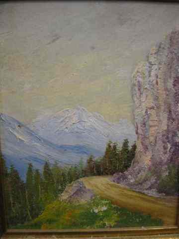 Appraisal: Carl Beck Oil ''Evening in the San JuanMountains Colorado'' on