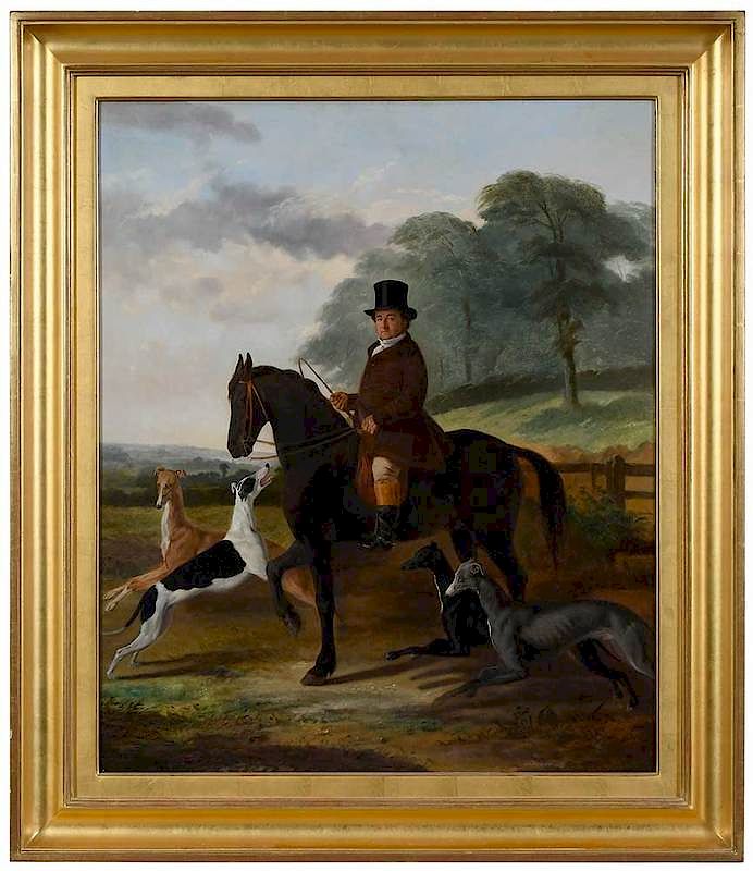 Appraisal: William Henry Knight British The Huntsman with His Hounds signed