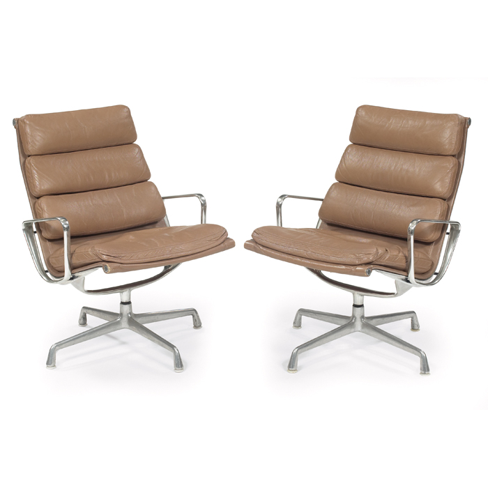 Appraisal: Charles Ray Eames Soft Pad lounge chairs by Herman Miller