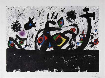 Appraisal: JOAN MIRO - HOMENTAGE JOAN PRATS Maeght Vol IV lithograph