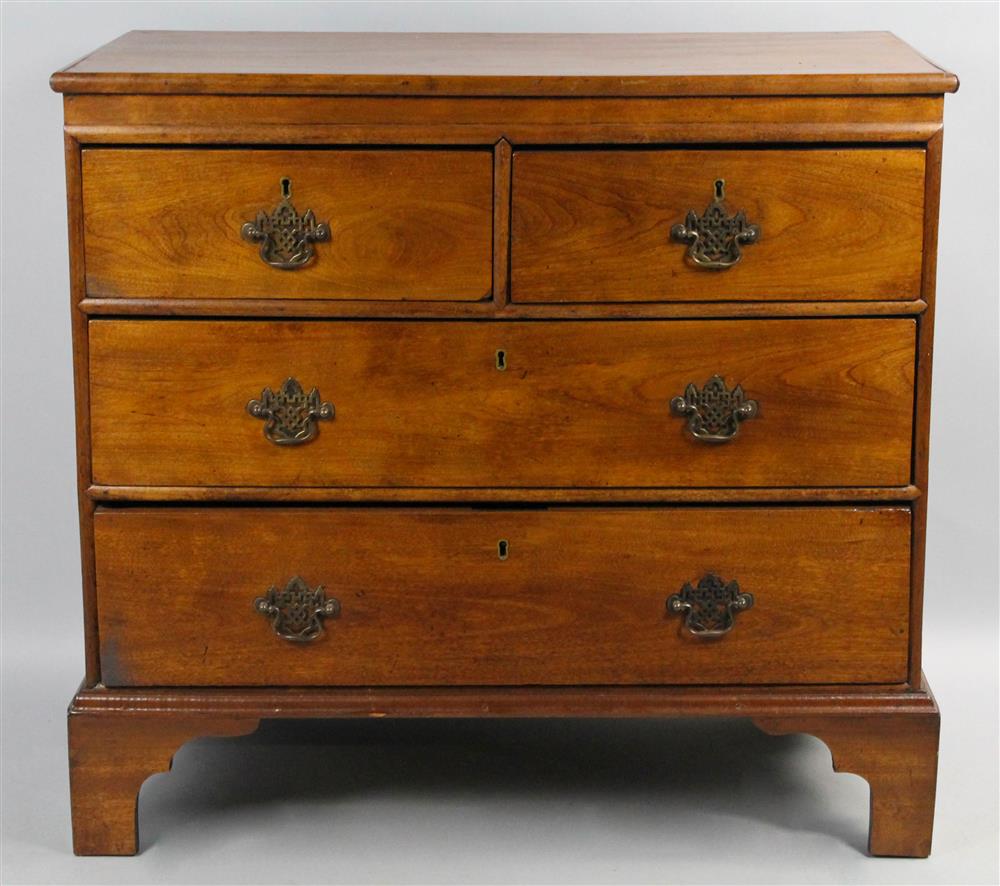 Appraisal: CHIPPENDALE STYLE MAHOGANY CHEST OF DRAWERS the framed rectangular top