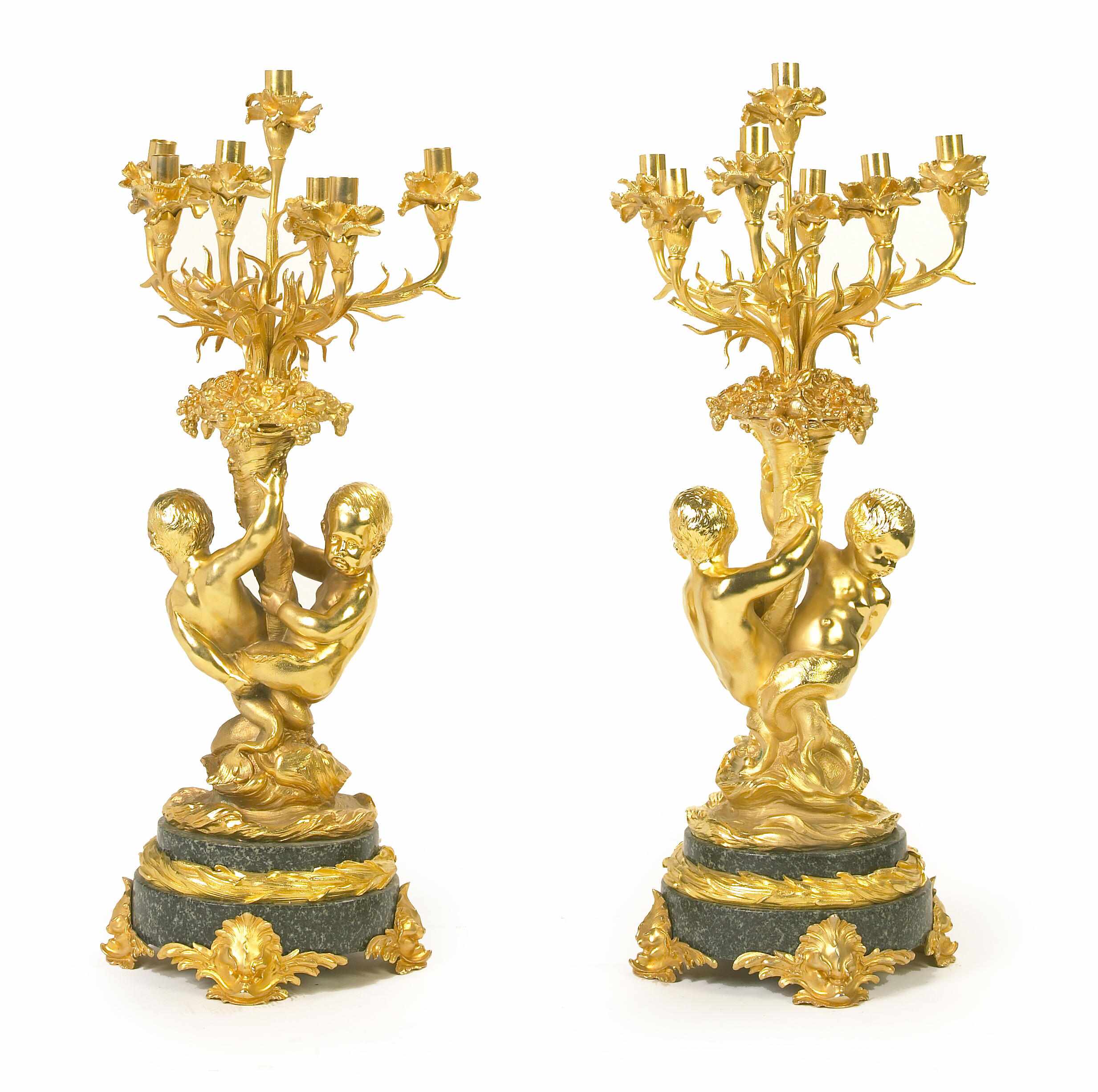 Appraisal: Property of various owners A pair of Louis XV style