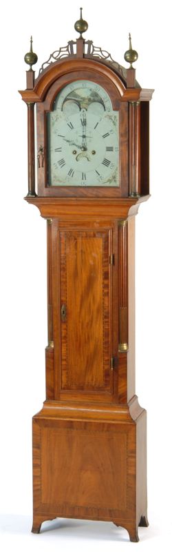 Appraisal: ANTIQUE AMERICAN TALL-CASE CLOCK Unsigned work of John Bailey II