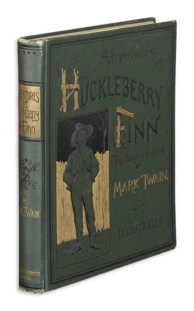 Appraisal: TWAIN MARK Adventures of Huckleberry Finn Frontispiece and text illustrations