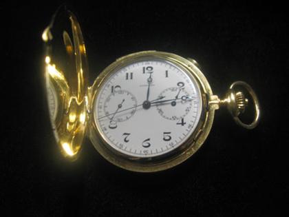 Appraisal: karat yellow gold Longines pocket watch Gold pocket watch with