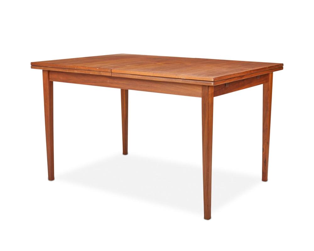 Appraisal: A Swedish teak extendable dining table by Skaraborgs Third-quarter th