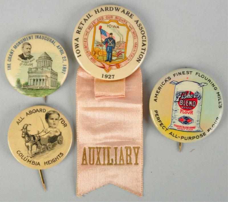 Appraisal: Lot of Assorted Pinback Buttons to Almost no wear Condition