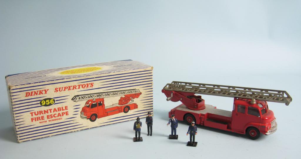 Appraisal: A Dinky Turntable Fire Escape Truck in original box with