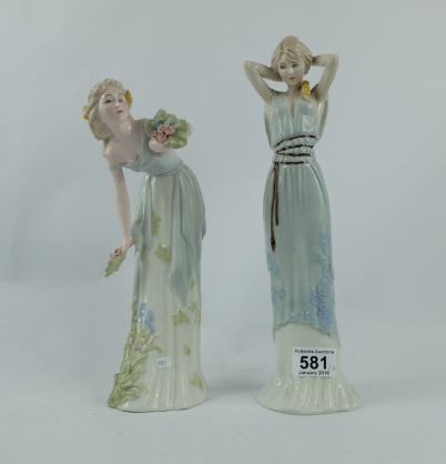 Appraisal: Royal Doulton Reflections lady figures Summers Darling HN and Sweet