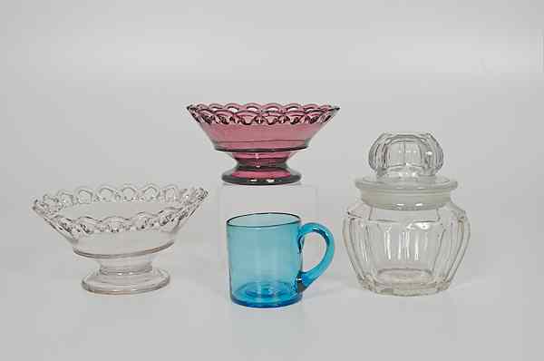 Appraisal: Pittsburgh Glass American An assembled group of Pittsburgh glass including