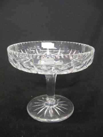 Appraisal: Cut Glass Tall Compote '' excellent brilliant period