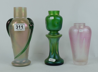 Appraisal: Twentieth Century decorative glass vases