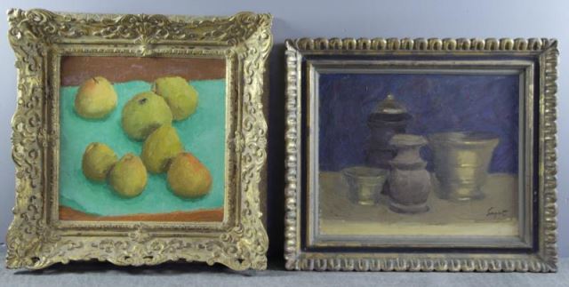 Appraisal: SARGENT Richard Acrylic on Canvas Still Lifes Pears - signed