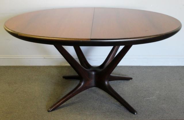 Appraisal: Midcentury Vladimir Kagan Dining Table Designed by Vladimir Kagan for