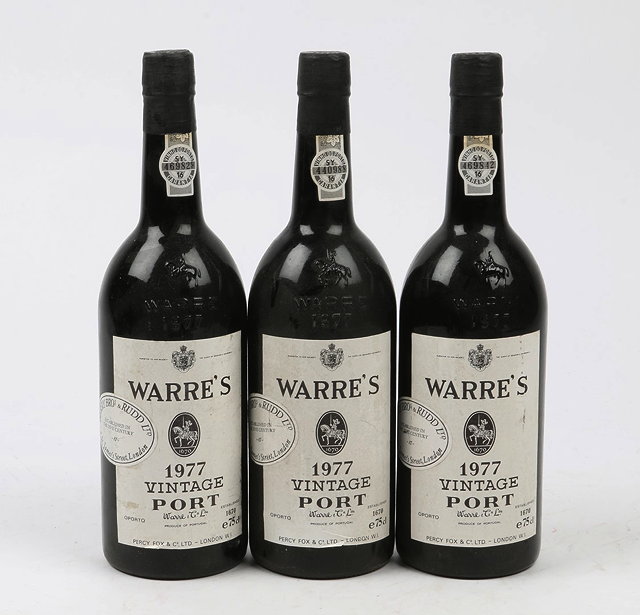 Appraisal: BOTTLES CL WARRES VINTAGE PORT